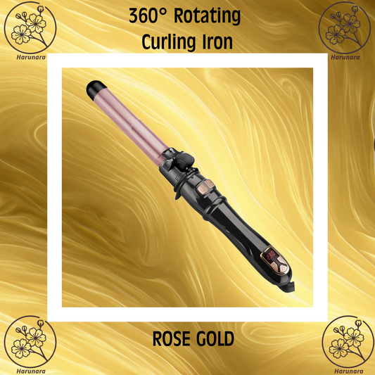 360° Rotating Curling Iron